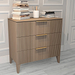 Комод коричневого цвета с 3-мя ящиками Harper Line варинант исполнения - 2 | Loft Concept в Санкт-петербурге