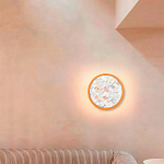 Бра в форме диска с перламутровыми прямоугольниками из морской ракушки Touch of Marine Charm варинант исполнения - 3 | Loft Concept в Санкт-петербурге