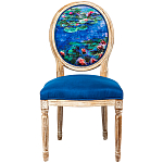 Стул из натурального бука с цветочным принтом Impressionism in Art варинант исполнения - 1 | Loft Concept в Санкт-петербурге
