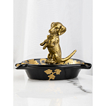Пепельница фарфоровая Gold Dog варинант исполнения - 4 | Loft Concept в Санкт-петербурге