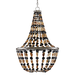 Люстра каплевидной формы с подвесками в виде декоративных бусин Flat Beads варинант исполнения - 3 | Loft Concept в Санкт-петербурге