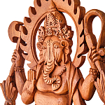 Панно из дерева Ганеша Panel With Animals варинант исполнения - 2 | Loft Concept в Санкт-петербурге