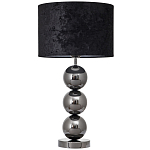 Настольная лампа с основанием в виде металлических сфер Balance Table Lamp Black варинант исполнения - 1 | Loft Concept в Санкт-петербурге