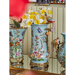 Ваза с птичкой из фарфора с бронзовыми элементами Garden of Eden варинант исполнения - 8 | Loft Concept в Санкт-петербурге