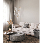 Люстра каскадная с 10-ю прозрачными плафонами Wave Line варинант исполнения - 12 | Loft Concept в Санкт-петербурге