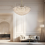 Люстра с каскадом из подвесных прозрачных элементов Attractiveness варинант исполнения - 4 | Loft Concept в Санкт-петербурге