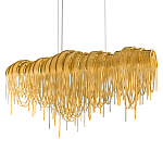 Люстра подвесная с металлическими дугами и длинными цепочками 115 см Atlantis Chain варинант исполнения - 1 | Loft Concept в Санкт-петербурге