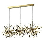 Люстра подвесная из трех частей с металлическими круглыми элементами Terzani Argent варинант исполнения - 3 | Loft Concept в Санкт-петербурге