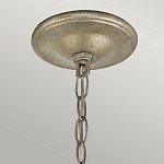 Люстра серебряного цвета с состаренным эффектом и декоративным подвесным шаром Kichler варинант исполнения - 9 | Loft Concept в Санкт-петербурге