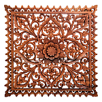 Панно из дерева квадратное Tracery Panel With Trees варинант исполнения - 1 | Loft Concept в Санкт-петербурге