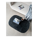 Столик кофейный черного цвета с овальной столешницей и круглым основанием Black Dalmen Table варинант исполнения - 9 | Loft Concept в Санкт-петербурге