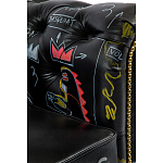 Кресло "Баския и Уорхол" Basquiat Warhol graffiti chair натуральная кожа варинант исполнения - 6 | Loft Concept в Санкт-петербурге