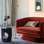 Приставной столик черного цвета AMORPHOUS варинант исполнения - 5 | Loft Concept в Санкт-петербурге