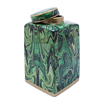 Ваза с малахитовым узором MALACHITE варинант исполнения - 3 | Loft Concept в Санкт-петербурге