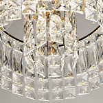 Потолочный светильник круглый с прозрачными подвесками Lunet варинант исполнения - 7 | Loft Concept в Санкт-петербурге