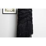 Напольная лампа черная с текстильными элементами "ЯРВИ" варинант исполнения - 4 | Loft Concept в Санкт-петербурге