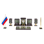 Настольный письменный набор из нефрита на ножках Executive Recruitment варинант исполнения - 1 | Loft Concept в Санкт-петербурге