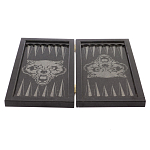 Подарочные нарды из натурального камня с гравировкой Backgammon from Stone варинант исполнения - 4 | Loft Concept в Санкт-петербурге