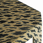 Дизайнерский кофейный стол с рисунком леопард Neytiri Beige Leopard варинант исполнения - 2 | Loft Concept в Санкт-петербурге
