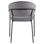 Стул в велюре серого цвета Horizon варинант исполнения - 4 | Loft Concept в Санкт-петербурге