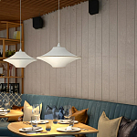 Подвесной вязаный белый светильник «Звезда Востока 01» варинант исполнения - 2 | Loft Concept в Санкт-петербурге