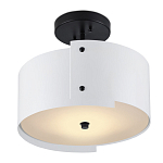 Потолочный светильник круглый светодиодный Semicircular White Panels белый варинант исполнения - 2 | Loft Concept в Санкт-петербурге