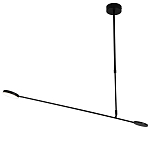 Потолочный светильник светодиодный черный металл Bendik  варинант исполнения - 1 | Loft Concept в Санкт-петербурге