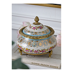 Шкатулка фарфоровая с цветочной росписью Eden Garden варинант исполнения - 5 | Loft Concept в Санкт-петербурге