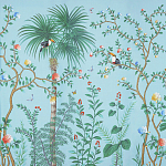 Обои ручная роспись Amazonia Duck Egg варинант исполнения - 1 | Loft Concept в Санкт-петербурге