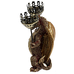 Подсвечник в виде дракона Dragon with Two Candlesticks варинант исполнения - 6 | Loft Concept в Санкт-петербурге