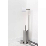 Держатель для туалетной бумаги с ершиком Chrome Bathroom Accessory варинант исполнения - 5 | Loft Concept в Санкт-петербурге