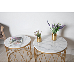 Столик дизайнерский The White Touch варинант исполнения - 4 | Loft Concept в Санкт-петербурге