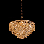 Люстра каскадная с подвесками в форме колец Galaxy of Light варинант исполнения - 2 | Loft Concept в Санкт-петербурге