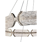 Люстра с 2-мя кольцами с текстурным природным рисунком IceFlame варинант исполнения - 7 | Loft Concept в Санкт-петербурге