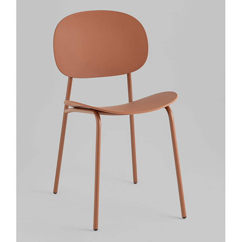 Стул Edie пластик коричневый Коричневый в Санкт-петербурге | Loft Concept 