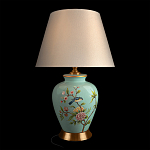 Настольная лампа голубая с изображением птиц Slip Away варинант исполнения - 8 | Loft Concept в Санкт-петербурге