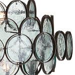 Люстра с каскадом из круглых стеклянных дисков Small Round Sequins варинант исполнения - 1 | Loft Concept в Санкт-петербурге