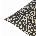 Подушка декоративная черного цвета Blossom Essence Grace варинант исполнения - 2 | Loft Concept в Санкт-петербурге