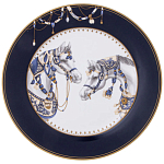 Сервиз обеденный из фарфора с изображением лошадей на 6 персон 23 предмета Porcelain Horse Set варинант исполнения - 1 | Loft Concept в Санкт-петербурге