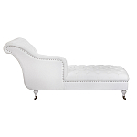 Кушетка белая с мягкой обивкой из велюра Michael Couch варинант исполнения - 2 | Loft Concept в Санкт-петербурге