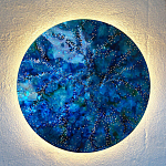 Светильник настенный «Голубая Планета» варинант исполнения - 2 | Loft Concept в Санкт-петербурге