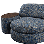 Кушетка со столиком Ulysses варинант исполнения - 6 | Loft Concept в Санкт-петербурге