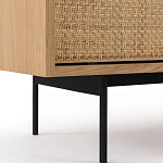 ТВ-тумба с плетеным декором Buckley Wicker TV Stand варинант исполнения - 6 | Loft Concept в Санкт-петербурге