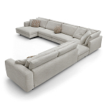 Современная модульная система мягкой мебели Zartаrn 6-ти местный угловой диван варинант исполнения - 2 | Loft Concept в Санкт-петербурге