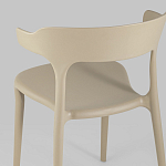 Бежевый стул из прочного PP-пластика JORIS варинант исполнения - 6 | Loft Concept в Санкт-петербурге