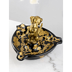 Пепельница фарфоровая Gold Dog варинант исполнения - 5 | Loft Concept в Санкт-петербурге