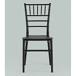 Стул Chiavari пластик черный варинант исполнения - 4 | Loft Concept в Санкт-петербурге
