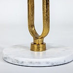 Кофейный столик с белой мраморной столешницей Clipper варинант исполнения - 3 | Loft Concept в Санкт-петербурге