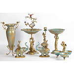 Фарфоровая чаша Фонтан птиц Verena варинант исполнения - 2 | Loft Concept в Санкт-петербурге