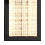 Светодиодное прямоугольное бра из металла черного цвета Lattice Lux варинант исполнения - 8 | Loft Concept в Санкт-петербурге